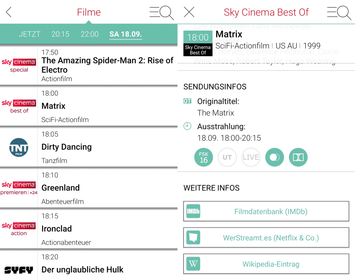 TV Programm HÖRZU heute 20.15